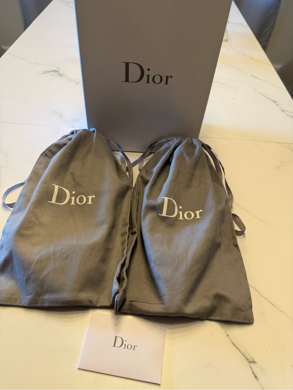 ‼️SOLD‼️ Dior Black Pointed-Toe Slingback Flats with Cream J'Adior Straps - Picture 13 of 13